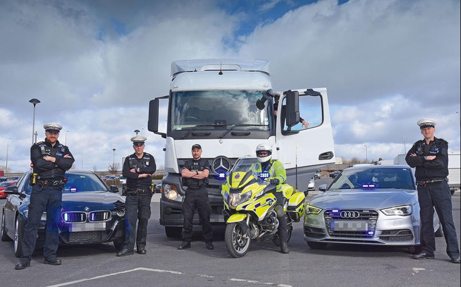 On the road with the traffic cops